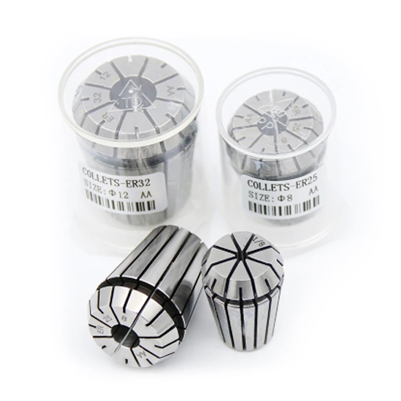 1PC ER11 Collet ER16 Spring Chuck ER20 ER25 ER32 0.005MM 0.008MM AA High Precision ER11 8MM CNC Lathe Tools Machine Spindle