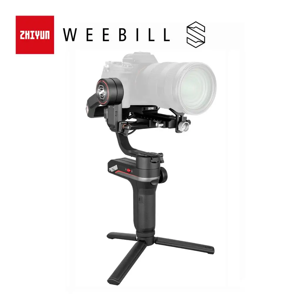 Zhiyun Weebill S 3-х осевая передача изображения стабилизатор для sony Canon беззеркальных Камера OLED Дисплей портативный монопод с шарнирным замком новое поступление