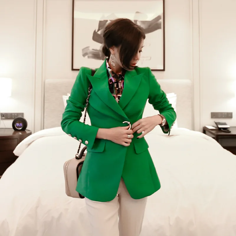 

2019 Korean-style Casual Small Suit WOMEN'S Coat Autumn Short Three-quarter-length Sleeve Thin Suit