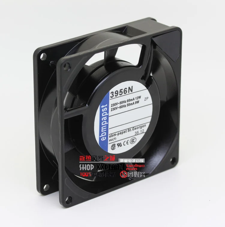 

Original 230V 12W 3956N 9025 9CM all metal heat radiating fan