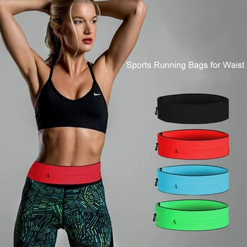 

Outdoor Sports Pockets Elastic Waist Belt Mobile Phone Bag Marathon Running Multifunction Fitness Bag Running Accessories TWYD04