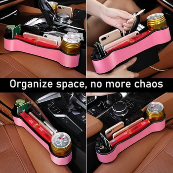 

Seat Crevice Storage box Car Bag For BMW Audi storage car garbage tool cargo storage finishing car box benz