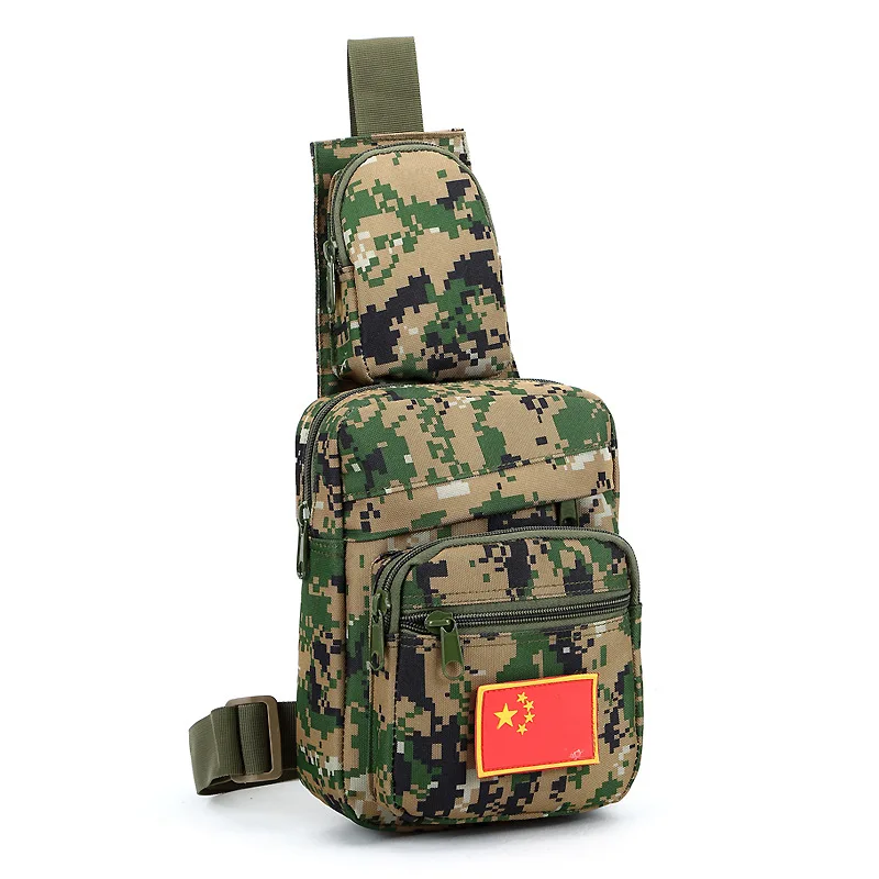 

New Style Camouflage Chest Pack Multi-functional Shoulder Bag Men And Women Backpack Outdoor Sports Casual Shoulder Bag
