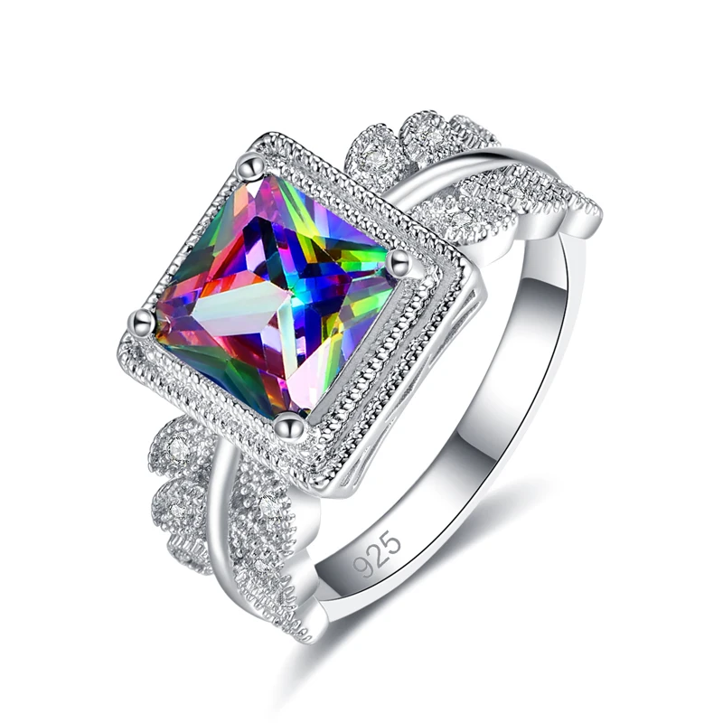 

Jrose 2019 New Arrivals Engagement 925 Rings For Women Jewelry Fashion Design Size 6 7 8 9 Ring Wedding Jewelry