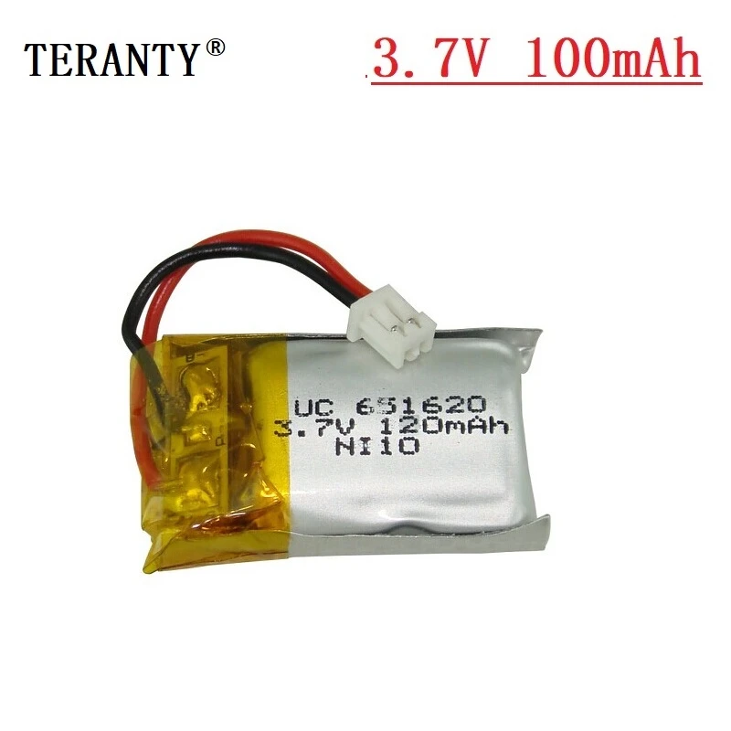 3 7 v 100mah литий полимерный Батарея для Cheerson Cx 10 10a Fq777 124 Hubsan Q4 Wltoys V272 мини