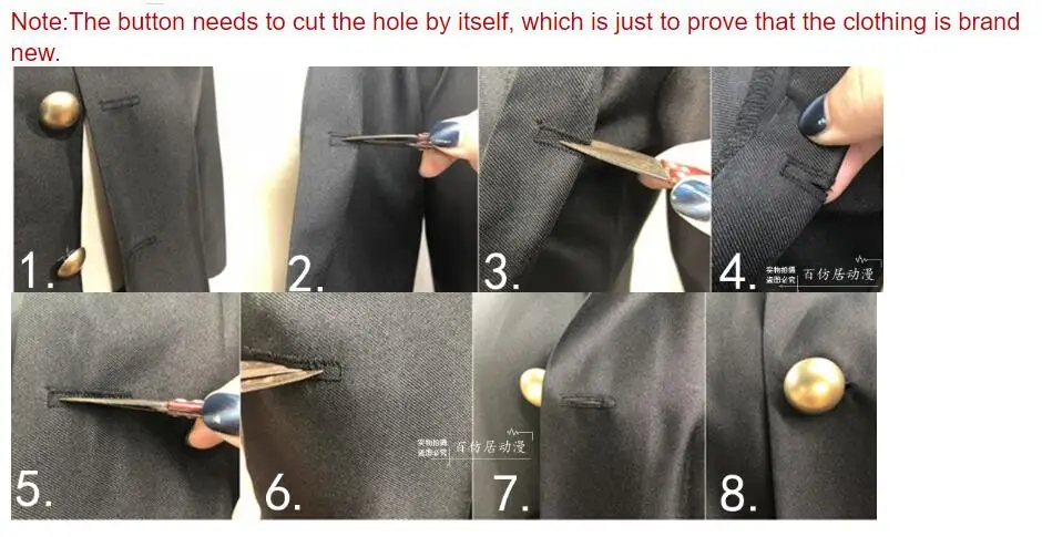 How to cut button hole