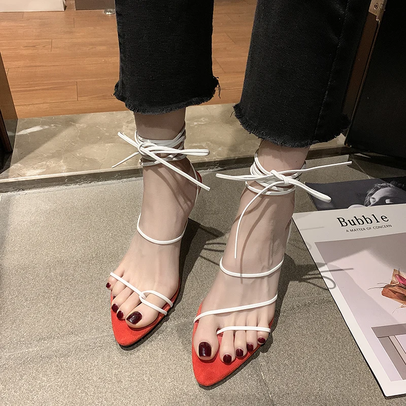 Sexy High Heel Clip Toe Gladiator 