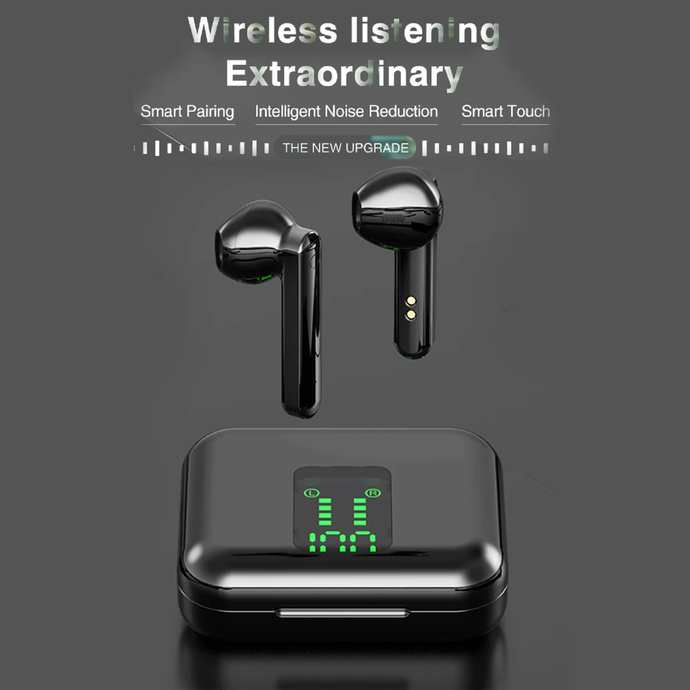 

X15 wireless bluetooth headset 5.0 sports display TWS wireless binaural mini touch bluetooth headset