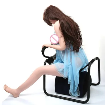 Female Masturbation Sex Machine Furniture Bouncer Weightless Chair Love Position Stool With Handrail Novelty Sex Toys For Couple 2