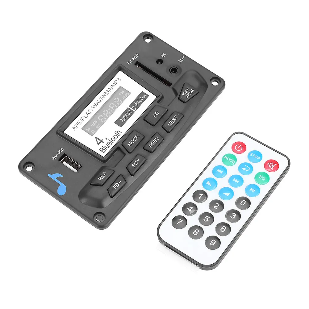 1.6 Inches Car Auto Digital Bluetooth MP3 Decoder Board WMA APE FLAC WAV