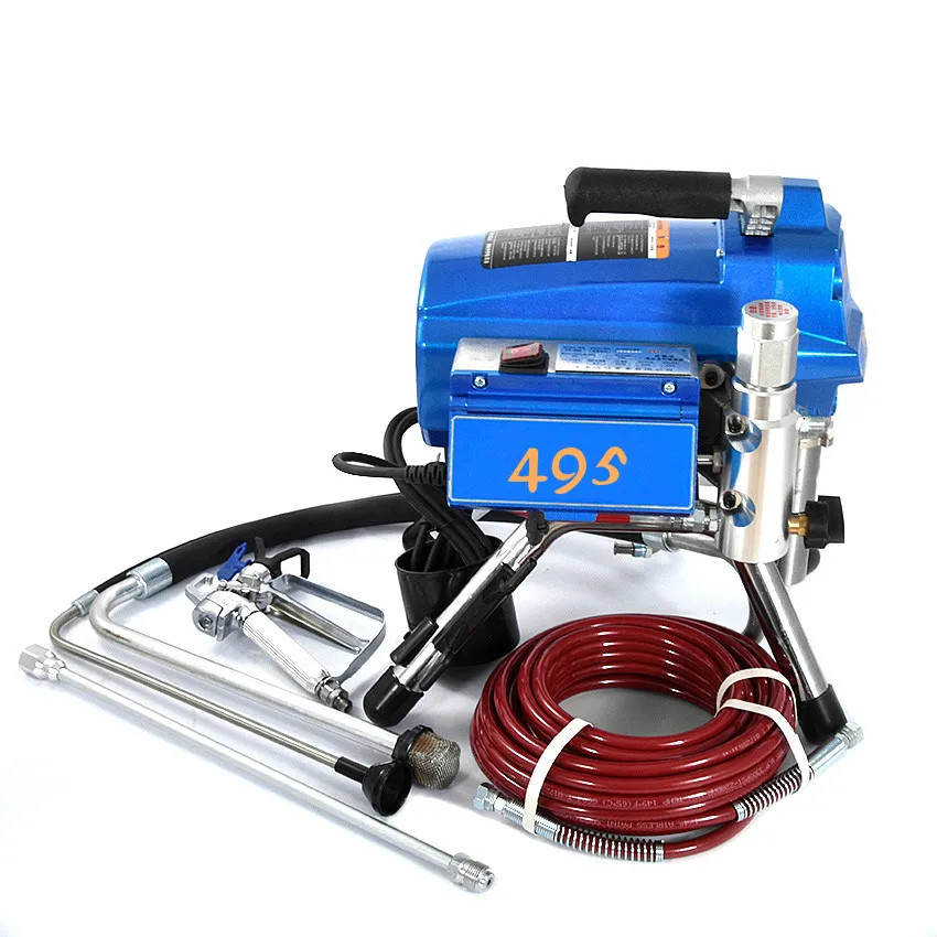 

10L/Min Professional Airless Paint Sprayer 3000W High Pressure Spraying Airless Spray Gun TP-495 Electric Painting Machine 220V