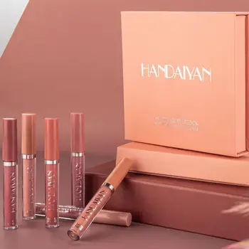 

6pcs/set Ultra Velvet Msatte Sexy Liquid Lipstick Waterproof Long Lasting Lipgloss Women Fashion Lip Glosses Makeup with Case