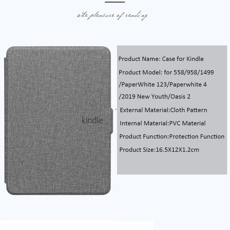 Новый ультратонкий Магнитный смарт чехол для Kindle Paperwhite 1/2/3/4 558 958 1499 чехол|Чехлы