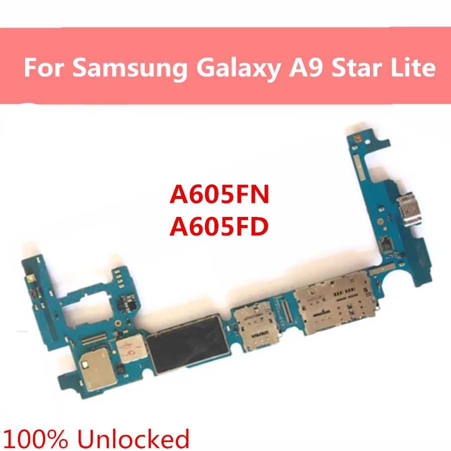 Оригинальная материнская плата для samsung Galaxy Tab A60 A605FN A605FD разблокированная материнская плата с полным чипом материнская плата