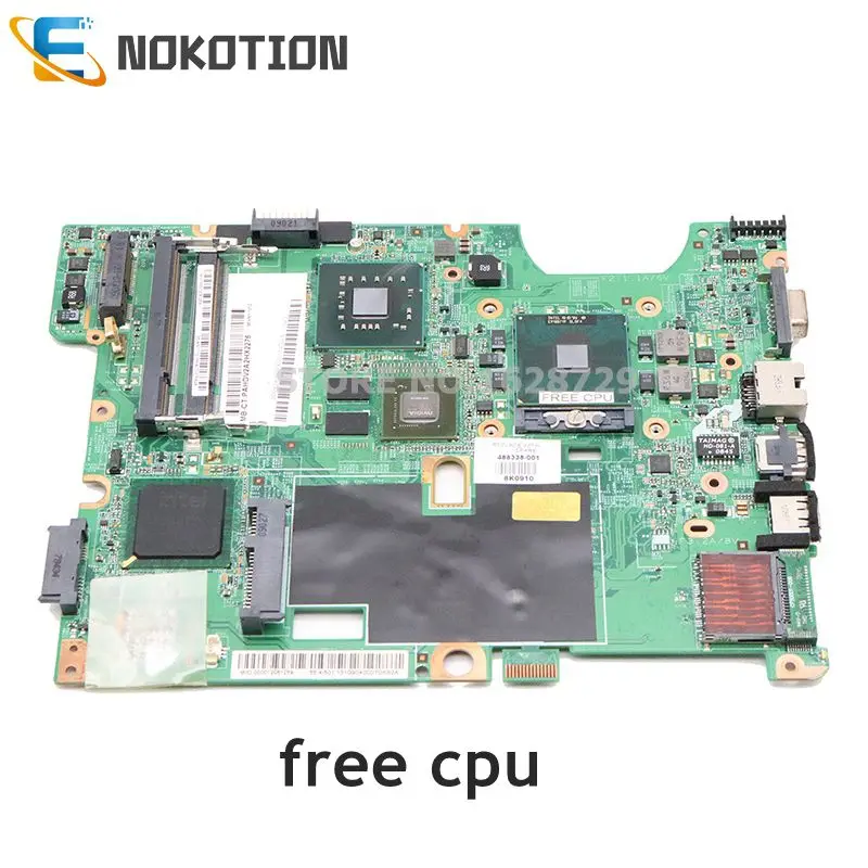 NOKOTION 48.4I501. 021 488338 001 для HP Compaq CQ60 G60 CQ70 G70 материнская плата ноутбука PM45 DDR2 9200M GPU