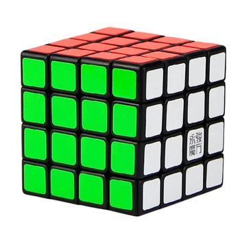

YJ Yusu 4x4 Magic Cube Puzzle Professional Speed Cubes Educational Toys Gift For Students Fine Tuning - Black White Stickerless
