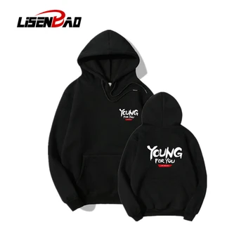 

LiSENBAO Autumn Winter Hooded Thick hoodie Clothes Autumn Male Casual Hoodies Men's Sweatshirts Men's Solid Color Hoodies S-XXL