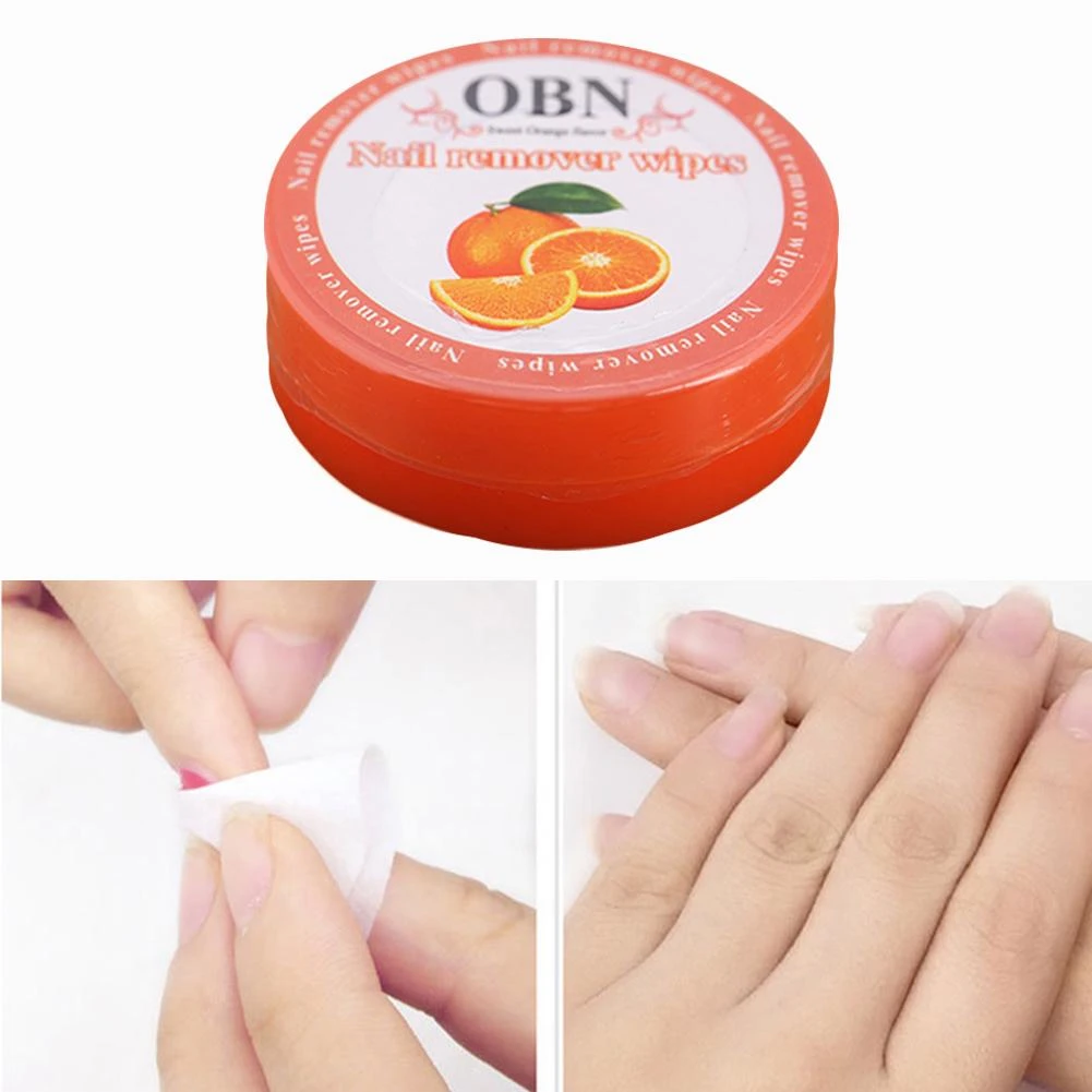 Одноразовые салфетки для снятия лака с ногтей