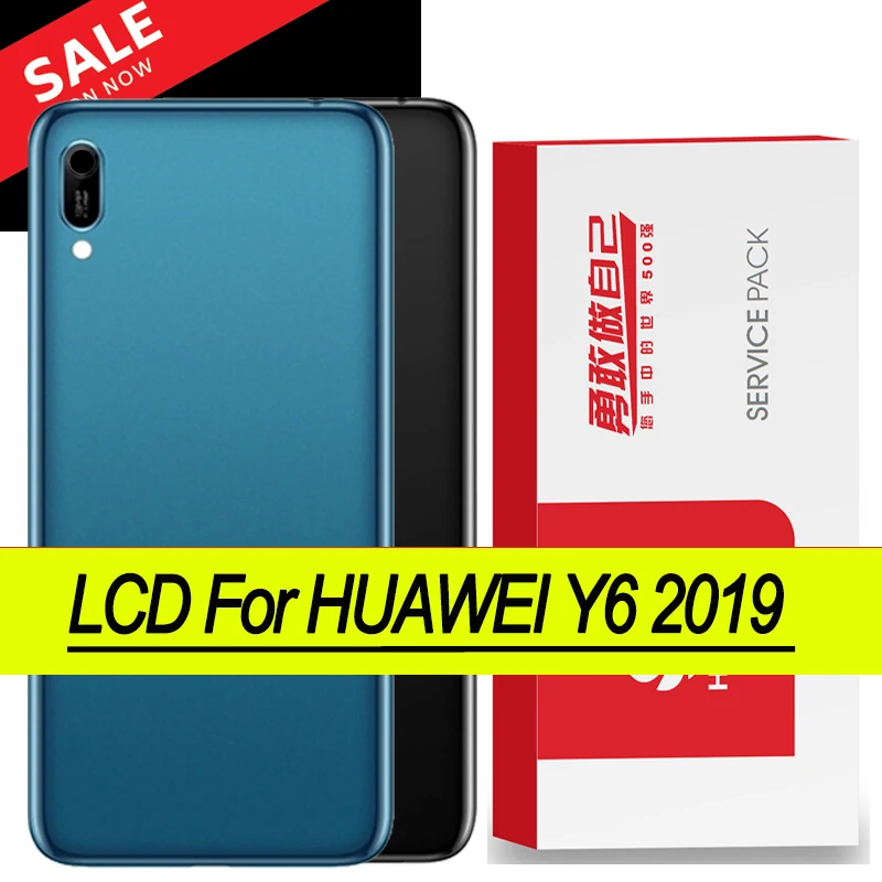 Задняя крышка для Y6 2019 задняя батарейного отсека Huawei Крышка с объективом камеры |