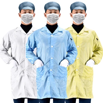 

Anti-Static Protective Suit Unisex Windproof Anti-Dust Pocket Safety Clothing Washable Reusable Outdoor Hazmat Protection Suit