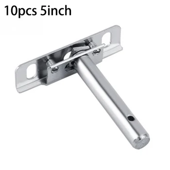 

10pcs 3/4/5 Inch Concealed Floating Shelf Brackets Floating Wall Mount Shelf Support Cold Rolled Steel For 20-30mm Thickness