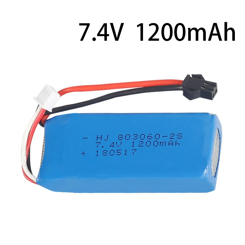7 4 V 1200mAh 30C H26 012 SM Plug Lipo Battery для H26C H26W H26D H26HW RC Quadcopter Drone|Перезаряжаемые батареи| |