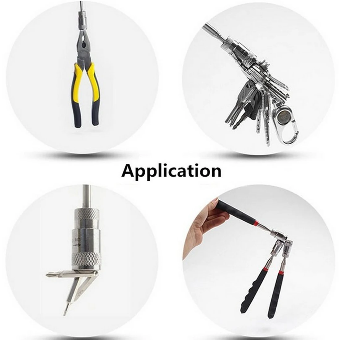 

1pc Pick Up Tool Telescopic Magnetic Extending Magnet Portable Telescopic Magnetic Pickup Rod Tool Stick Extending Long Reach