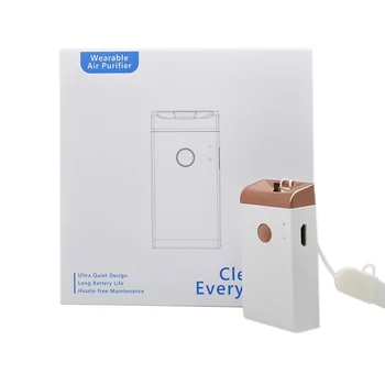 

Personal Wearable Air Purifier Necklace Mini Portable Air Freshner Ionizer Negative Ion Generator Low Noise for Travel
