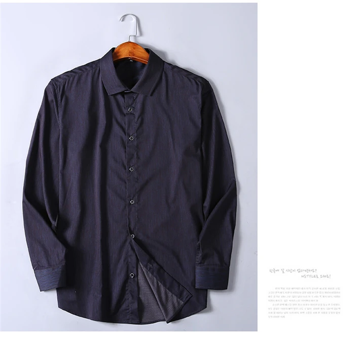 Плюс Zise 4XL 5XL 6XL 7XL мужская рубашка из бамбукового волокна, деловая Повседневная Свободная рубашка с длинным рукавом для мужчин среднего возраста, Мужская брендовая одежда