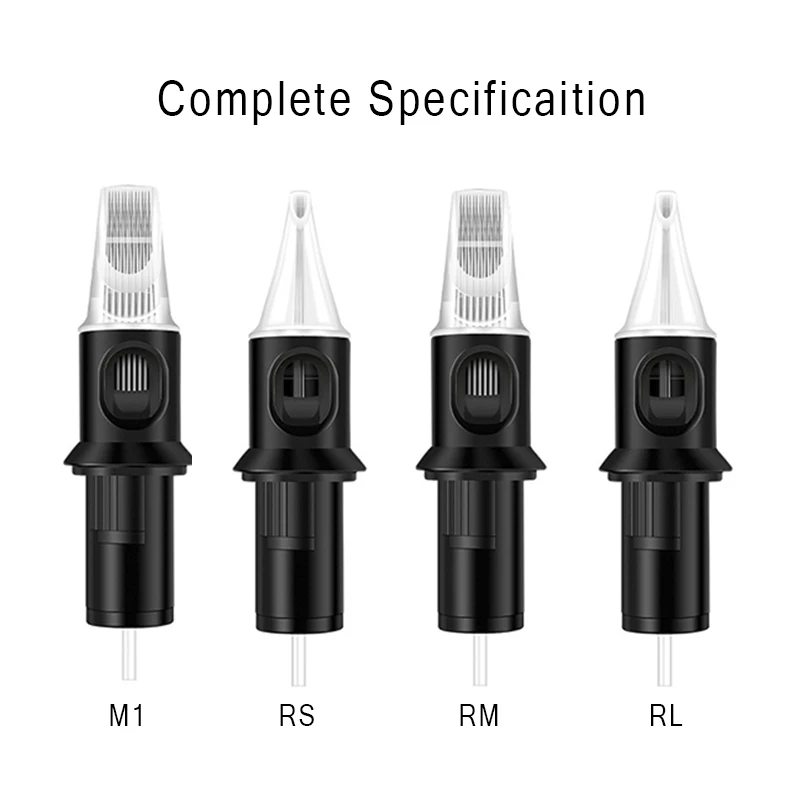 Tattoo Cartridge Needle RL/M1/RM/RS Disposable Sterilized Semi-Permanent Eyebrow Lip Makeup Needles For Tattoo Machine Pen Gun