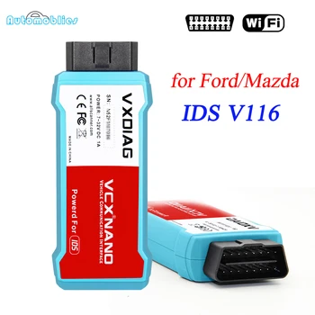 

VXDIAG VCX NANO OBD2 For Ford For Mazda IDS WIFI Car Diagnostic Tool 2 in 1 IDS OBDII Auto Scanner VCM2 PCM/ECU/ABS Programming