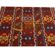 Шерстяное килим ручной работы для гостиной квадратное богемное шерстяное вязание