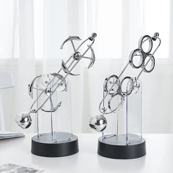 

NEWTON CRADLE BALANCE PENDULUM BALLS FOR HOME OFFICE DECORATION NEWTON'S PENDULUM NEWTON BALLS PHYSICS PENDULUM SCIENCE DESK