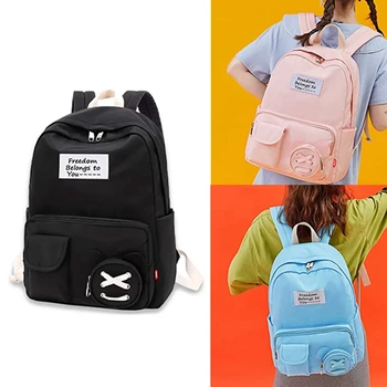 

Teen Girl School Backpack USB Charging Port 16 Inch Laptop Bag Travel Daypack