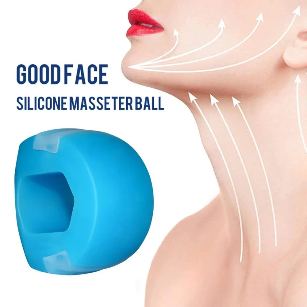 Fitness Jawline Exercise Stress Ball Face Jaw Exerciser Trainer Muscle