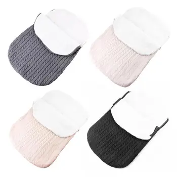 

Baby Sleeping Bagt Acrylic Fibers Outer Layer Comfortable Inner Winter Warm Newborn Velvet Thick Swaddle Wrap Stroller Supply