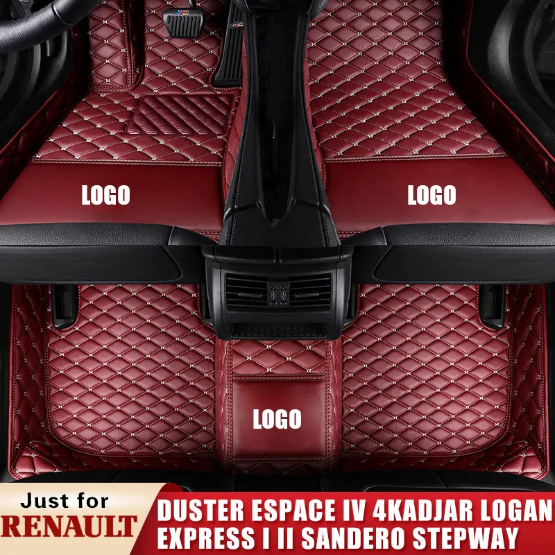 

Car Floor Mats for RENAULT Duster Espace IV 4 KADJAR Logan Express I II 2 Kombi Break Estate Pick up Sandero Stepway SUV Custom