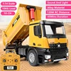1:14 10CH Remote Control Dump Truck 10KG Heavy Load 120M Control 45Mins Endurance Simulation Light Alloy Material Children's Toy 1