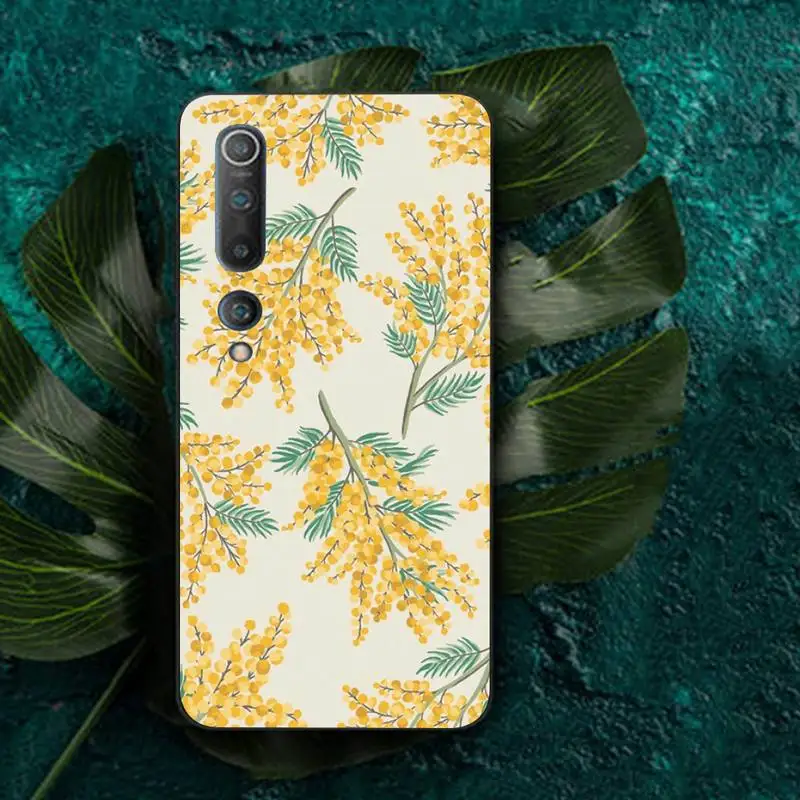 YNDFCNB Palm tree Leaves Plant Flower Phone Case for RedMi note 4 5 7 8 9 pro 8T 5A 4X case xiaomi leather case color Cases For Xiaomi