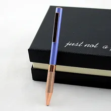 Высокое качество 0,7 мм с черными чернилами шариковая ручки canetas Золото Золотой зажим для ручки Руководящий работник быстрое письмо ручка Роскошные ручка