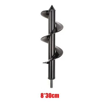 

Planting Auger Drill Bits A3 Steel 8x30cm For Garden Yard Bulb Planter