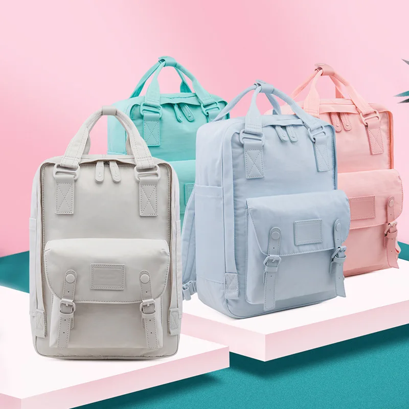 Fashion Women Backpack 14 Inch Laptop Waterproof Rucksack High Quality School Bags for Teen Girls Travel Bagpack Mochilas | Багаж и сумки