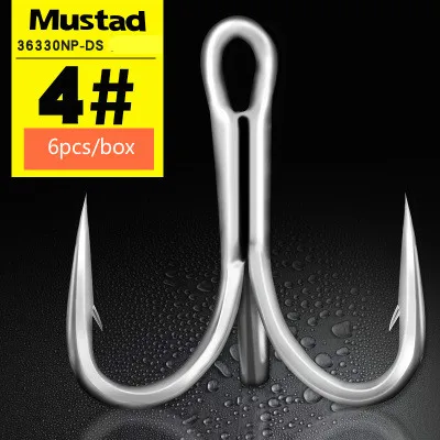 Фиолетовый Mustad тройные Крючки прочные острые крючок с зазубриной Anzuelos Глубокий Океан кальмар сельдь Три якоря рыболовный крючок Anzol рыболовные снасти Pesca - Цвет: Фиолетовый