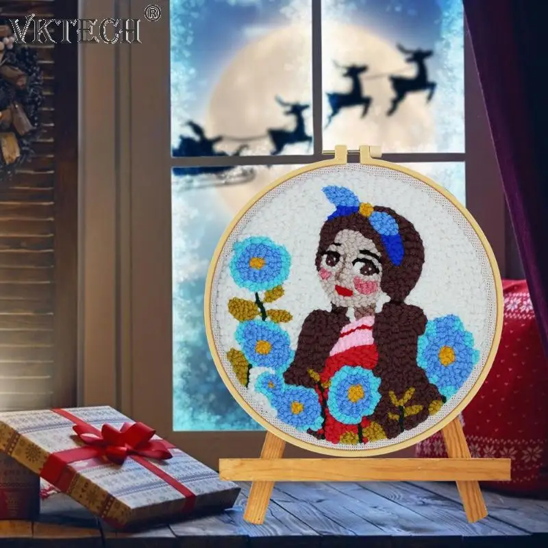 Милая девушка мультфильм сова, крест Набор для вышивки рукоделие для начинающих швейный инструмент для вышивки домашний декор ручной работы