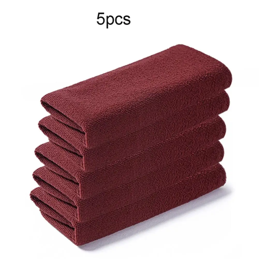 5pcs Superfine Fiber Towel 12-Color Hand Towel#SO
