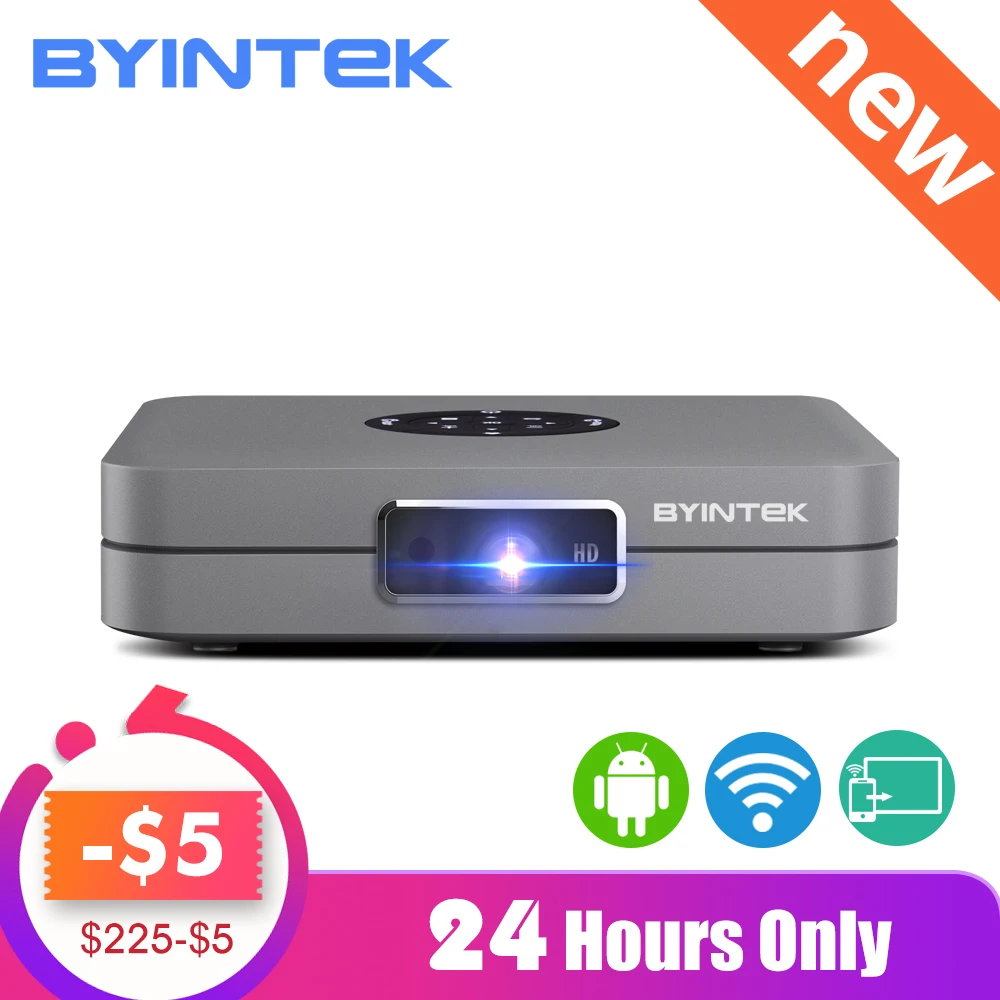  BYINTEK UFO U20 Pro Android Smart Wifi Portable Mini LED DLP Projector for IPhone IPad Smartphone 3 - 4000332734593