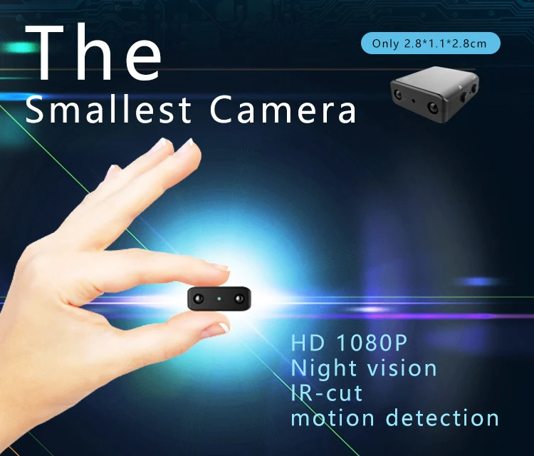V380 Pro HD 1080P Мини Камера фильтр отсекающий ИК область спектра видеокамера