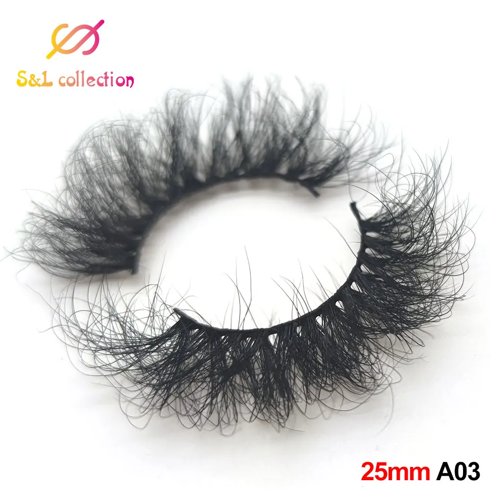 5D Flufffy 25 mm mink eyelashes wholesale beauty cosmetics eyelash packaging for makeup mink lashes wholesale natural free logo images - 6