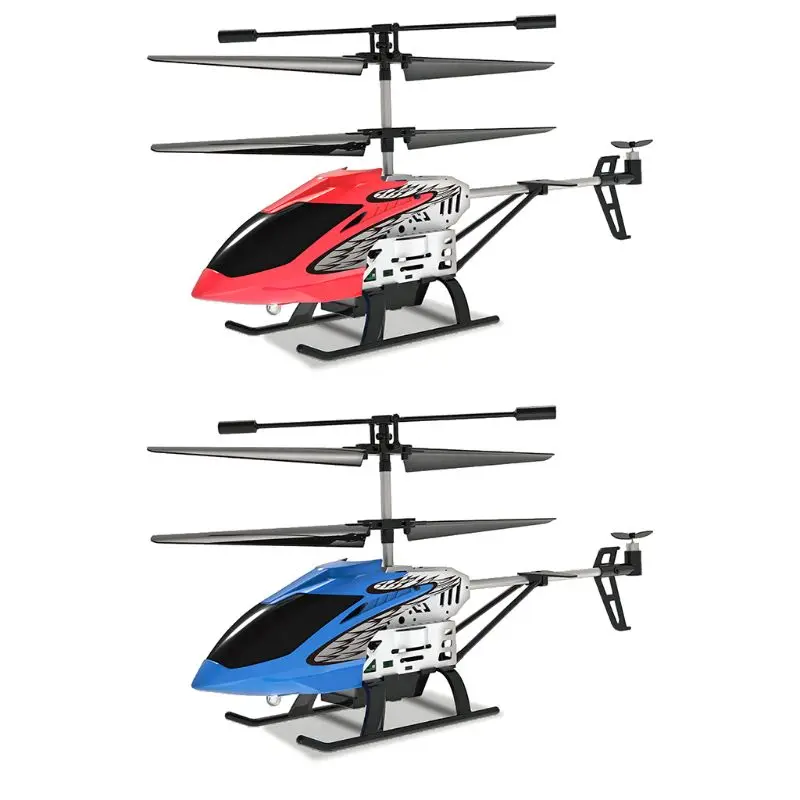 

Mini RC Helicopter Drone 3.5 Channel Drop-resistant LED Light Remote Control Aircraft Toys for Kids