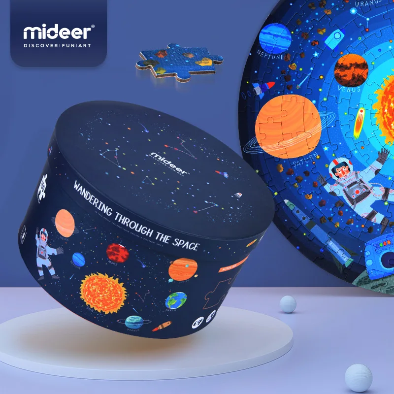 

MiDeer Mi Deer Children Space Walk 150 P Paper Puzzle Cultivating Attention Baby Educational Early Childhood Toy